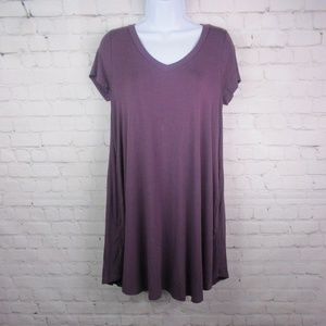 Flowy Bamboo Fiber T Shirt Dress